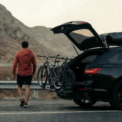 Hitch Bike Rack for Car, 200 lbs Capacity Heavy-Duty E-Bike Carrier, Tilting Foldable Design with Anti-Theft Lock, Fits 2" Receiver, for SUV, Truck, RV - Image 7