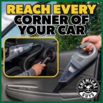 Chemical Guys EQP410 DetailVac Handheld Portable Car Vacuum, 110w 8.8amp Electric Motor, (Great for Cars, Trucks, SUVs, Motorcycles, RVs, Home, Pets, Kids, Office, and On The Go) Gray - Image 4