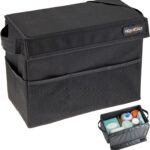High Road Carganizer Car Storage Bin with Lid - Multipurpose Storage Box for Car for the Back Seat, Front Seat or Trunk - Univeral Car Organizer Fits All Vehicles