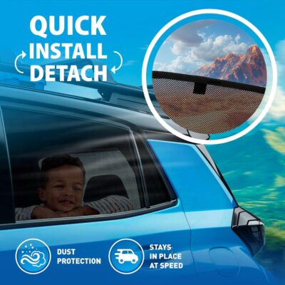 CLIM ART Magnetic Car Window Shades for Mazda CX-5 2017-2025 – Custom-Fit Sun Blocker Curtains, Side Window Covers, Essential Car Accessories for Camping, Baby, and Privacy Protection - MS0231 - Image 2