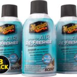 Meguiar's Whole Car Air Re-Fresher,Odor Fighting Mist, Fights Off Strong Vehicle Odors,Air Freshener, New Car Scent - Three 2 Oz Spray Bottles