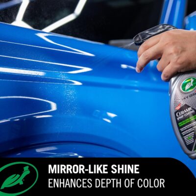 Turtle Wax Hybrid Solutions Ceramic Spray Coating, High Shine Car Wax, Offers Durable Paint Protection, Extreme Water Beading Action, Safe for Glass, Wheels, Trim and More, 16 oz (Pack of 3) - Image 5