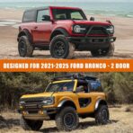 Waterproof Car Covers Replace for 2021-2025 Ford Bronco 2 Door, 6 Layers Silver All Weather Car Cover with Zipper Door & Windproof Bands for Snow Rain Dust Hail Protection - Image 7