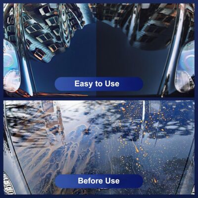 Quick Effect Coating Agent, Car Coating Spray, 17.6 OZ Polish Spray Waterless Wash Wax, Spray Wax Polish for Car Scratches(1PC+Sponge+Cloth) (1 PCS) - Image 3