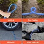 Pressure Washer Gun with Foam Cannon & 50ft Power Washer Hose, 3600PSI Pressure Washing Kit with 15" Extension Wand & 7 Nozzle Tips, 3/8'' Quick Connector & M22 15mm/14mm Fittings - Image 4