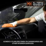 Suds Lab Premium Microfiber Towels for Car Detailing, Cleaning, Washing, Polishing - 16"x16" Ultra-Soft, Edgeless, Scratch-Free Cloth, Dual-Weave, Pack of 12 - Image 5