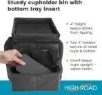 High Road CarHop Backseat Organizer for Kids and Passenger Seat Organizer for Adults - Car Seat Cooler with Cup Holders and Convertible Tray Lid - Image 8