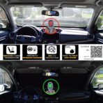 Car Sun Shade with Storage Pouch by A1 Sunshades Shield Protector Blocker Retractable Cover Sunscreen Auto Interior Accessories Visor Small - Image 9