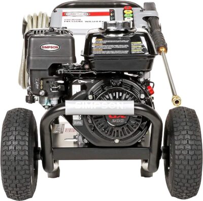 SIMPSON Cleaning PS3228 PowerShot 3300 PSI Gas Pressure Washer, 2.5 GPM, Honda GX200 Engine, Includes Spray Gun and Extension Wand, 5 QC Nozzle Tips, 5/16-inch x 25-foot MorFlex Hose, 49-State - Image 8