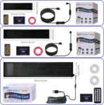 36.2"x7.6" Large Bright LED Sign, Programmable LED Scrolling Sign, Custom Flexible LED Store Sign with App Control DIY Text Pattern Animation, LED Digital Sign for Store Window Advertising Hotel - Image 7