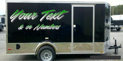 Custom Text Decal/Custom Vinyl Graphic/Premium Vinyl Lettering/Car, Truck, Van, Boat, Window, Wall Sticker CTDP - Image 8