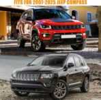 Waterproof Car Covers Replace for 2007-2025 Jeep Compass, 6 Layers All Weather Custom-fit Car Cover with Zipper Door & Windproof Bands for Snow Rain Dust Hail Protection (Compass) - Image 7