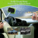 7 Pcs Windshield Car Squeegee and Collapsible Washing Bucket Combo Set 2 in 1 Squeegee Window Cleaner with Long Handle Car Interior Glass Cleaning Tool Reusable Pads Towel Spray Bottle - Image 5