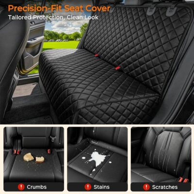 URPOWER Dog Car Seat Cover for Back Seat - Waterproof Car Seat Protector for Child Carseat & Pets, Nonslip Car Seat Covers for Cars, SUVs & Small Trucks - Image 2