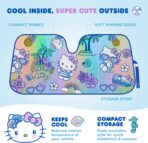 Hello Kitty Car Windshield Sun Shade - Officially Licensed Sanrio Cute Car Accessories for Women - Hello Kitty Accessories Sunshade for Front Windshield - Summer Sunshield Cars Window Shades - Image 3