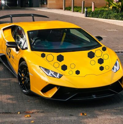 52 PCS Honeycomb Decals Vinyl Hexagonal Graphics Sticker Car Body Side Exterior Decor Accessories Universal for Car, Truck, SUV, RV (Black) - Image 5