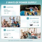 EUHOMY 12 Volt Refrigerator, 19QT(18L) Compressor Electric Cooler APP Control, Car Fridge -4℉~68℉, Portable Refrigerator 12/24V DC 100-240V AC, Portable Freezer for Camping, Travel, Boat - Image 8