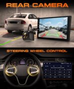 Rimoody Android 15 Car Radio Wireless Carplay for Ford Escape 2007-2012/Mazda Tribute 2007-2012, 4Core 4G+64G Car Stereo Android auto GPS 5G-WiFi EQ Bluetooth 9 Inch Touch Screen Backup Camera - Image 5