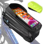 Lumintrail Bike Phone Bag - Hard Casing Bicycle Phone Mount - Waterproof Rain Cover - Bike Accessories