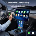 Basesailor Wireless CarPlay and Android Auto Adapter,2-in-1 2024 New Upgraded Bluetooth Car Play Dongle for Convert Factory Wired to Wireless,Fit for Cars from 2015,Apple iPhone iOS 10+,Andriod 11+ - Image 2