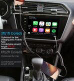 USB Type C Charger Cable Fast Charging, [2-Pack, 3ft] Coiled USB A to Type C Charger Cord for Car USB-C Cable Compatible with iPhone 17/16/15/Plus/Pro/Pro Max/Samsung Galaxy A10e A20 A50 S20 S10E - Image 3