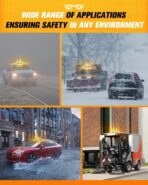 LUMENIX 56 LED Roof Top Strobe Beacon Lights Bar Rooftop Hazard Warning Emergency Safety Flashing Plow Light for Construction Vehicles Tow Commercial Trucks Postal Security Cars Snowplow - Amber White - Image 6