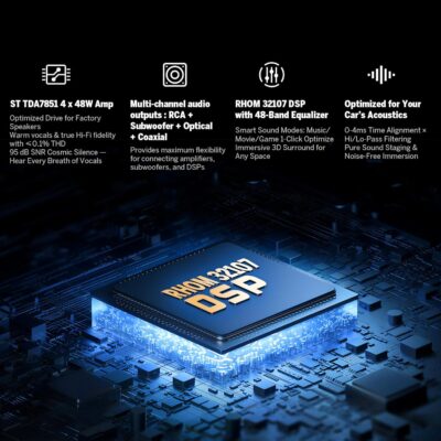 Eonon GMX6S2 8" Car Stereo for Chevy/GMC/Buick (2007-2013),Octa Core 6+64GBCar Audio, CarPlay & Android Auto,5G LTE, WiFi 6,DSP Audio, Opt & Coax Output, Bluetooth （GMX6S Upgrade） - Image 3