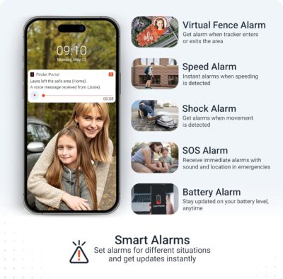 PAJ Allround Finder 4G - Real-Time GPS Tracking for Cars, Motorcycles, Kids & Seniors - SOS Button, Voice Messages & Up to 40-Day Battery for Safety & Security - Image 9
