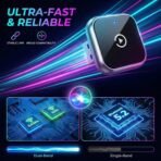 Wireless Apple CarPlay Adapter for Apple iPhone - 5GHz Fast & Stable Connection Wired to Wireless Car Play Dongle, Upgrade Mini Size, No Delay, Plug & Play for iOS 10+ Cars - Image 4
