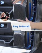 Interior Door Speaker Cover Trim Frame for Dodge Ram 1500 2010-2017 Car Interior Accessories, Chrome - Image 4