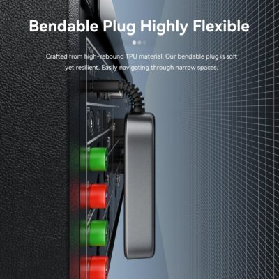 ESSAGER Bluetooth Car Adapter,Noise Cancelling 3.5mm AUX Bluetooth Receiver for Car,Wireless Audio Receiver Transmitter for Home Stereo/Wired Headphones Airplane,Gray - Image 6