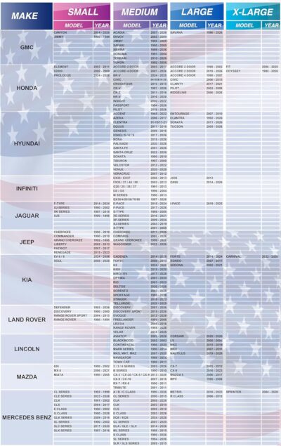 Autopect Windshield Sun Shade - American Flag Design, High-Resolution Sun Visor for Car, Truck, SUV with Mirror Cut-Out for Interior Sun Protection, Foldable Car Sun Shade (Original, Medium) - Image 5