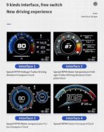 OBD2 Gauge Display, Heads up Display for Cars, Hud Digital Speedometer for Car - Image 3