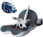 Car Seat Cushion - Memory Foam L-Shaped with Lumbar Support & Anti-Slip Design for Long Driving Comfort