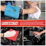 FIXSMITH Shop Towels, Microfiber Cleaning Cloth Bulk, 200 Pack Microfiber Towels for Cars, All-Purpose Absorbent Cleaning Rags, Dust Cloth for Automotive, Mechanic, Garage, Bar, 11.5 x 11.5 inch - Image 6