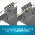 BDK Hubcaps Wheel Covers for Nissan Altima 16 Inch Hubcaps Set of 4, Snap-on Direct OEM Replacement for Nissan Altima Hubcaps 16 Inch Wheel Covers Impact-Resistant High Durability (Full Set of 4) - Image 5