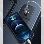 Upgraded Car Charger USB C with 5 Port,75W Cigarette Lighter Adapter with Type-C & QC 3.0 Ultra Fast Charging Port,Universal Car Charger Adapter for Navigator,Dash Cam (Black) - Image 6