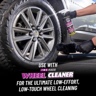 Chemical Guys Gerbil Wheel and Rim Cleaning Brush - Soft Natural Bristle Detailing Tool for Tires, Exhausts & Delicate Surfaces - Wheel Cleaner Brush to Safely Clean Brake Dust, Grime and Dirt, 1 Pack - Image 6