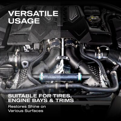 Nasiol DetailerShine Tire Gel, Long Lasting Shiny Tire Dressing, Deeper&Richer Black, Ultimate UV Protection, Easy Application, Non-Greasy Formula 16.9 fl oz - Image 8