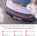 Cherry Blossom Car Sticker Decal, Automotive Vinyl Pink Flower Scratch Cover Decor Sticker, Waterproof Sakura Decals for Car Motorcycle Home Decor, Universal Car Accessories (Style 2) - Image 3