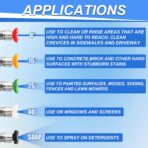 Tool Daily Foam Cannon with Dual Connector Accessory, 1/4 Inch Quick Connector, 5 Pressure Washer Nozzle Tips, 1 Liter - Image 8