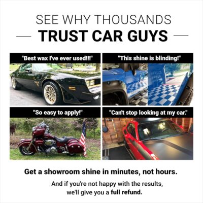 CAR GUYS Hybrid Spray Wax | Advanced Car Wax | Long Lasting and Easy To Use | Safe on All Surfaces | 18 Oz Kit with Towel - Image 4