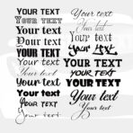 Custom Vinyl Decal with Your Name, Text, or Number – Personalized Lettering Sticker for Cars, Trucks, Boats, Windows & Laptops – 25 Colors & 30 Fonts – Weatherproof, Easy to Apply, Made in USA - Image 3