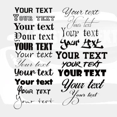 Custom Vinyl Decal with Your Name, Text, or Number – Personalized Lettering Sticker for Cars, Trucks, Boats, Windows & Laptops – 25 Colors & 30 Fonts – Weatherproof, Easy to Apply, Made in USA - Image 3