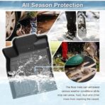 Mixsuper Floor Mats for 2022-2026 Honda Civic Sedan/Hatchback/Sport and 2023-2025 Acura Integra, All Weather 3D TPE Floor Liners 1st & 2nd Row Heavy-Duty Car Mats, Black (for 2nd Row w/o USB Port) - Image 6