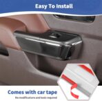 RT-TCZ for Chevy Silverado Chrome Inner Door Handle Panel Trim Cover for Chevrolet Silverado GMC Sierra 2014-2018 Chrome Interior Accessories 4pcs (Only for Crew Cab) - Image 6