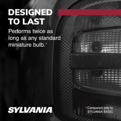 SYLVANIA - 7443 Long Life Miniature - Bulb, Ideal for Daytime Running Lights (DRL) and Back-Up/Reverse Lights (Contains 2 Bulbs) - Image 5
