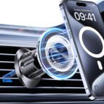 for MagSafe Car Mount,【22 N55 Super Magnets】Magnetic Phone Holder for Car Air Vent, HandsFree Cell Phone Mount Car Accessories for Men Women Compatible with iPhone 17 16 15 14 13 12 Pro Max