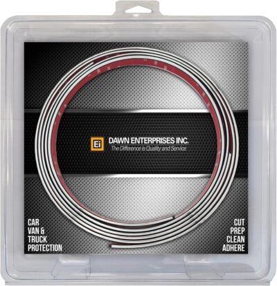 Premium Universal Chrome Body Molding for All Vehicles - Easy Install, Finished Ends, Chrome Finish, 1" Wide, 2 x 7 ft Pieces, UV Protected, Long Lasting Flexible PVC - Image 5