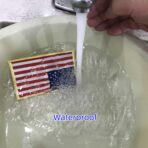 Reflective American Flag Stickers - 3-Pack, 5x3 Inches - Durable & Waterproof Decals for Vehicles & Personal Items，Car Bumper/Truck/Motorcycle/Helmet/Laptop/Window/Water Bottle/Mail Box - Image 3